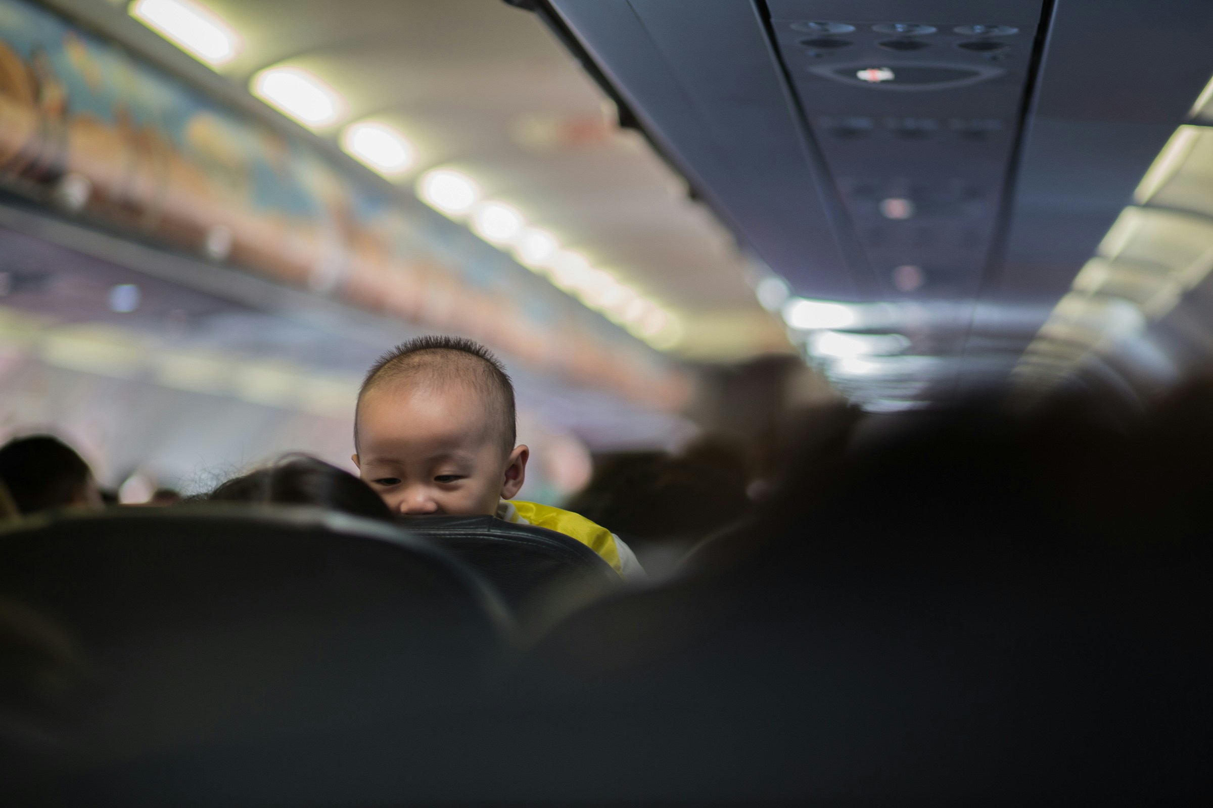 Surviving Long Flights with Small Children