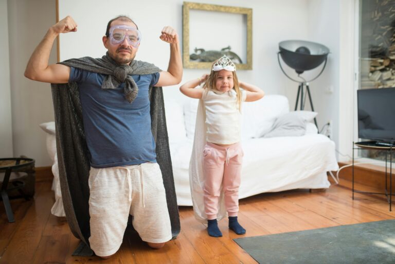 Superhero dad